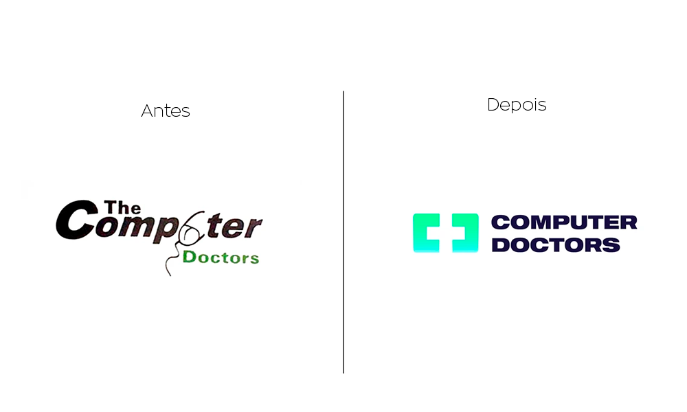 Esta imagem refere ao logotipo Computer Doctors